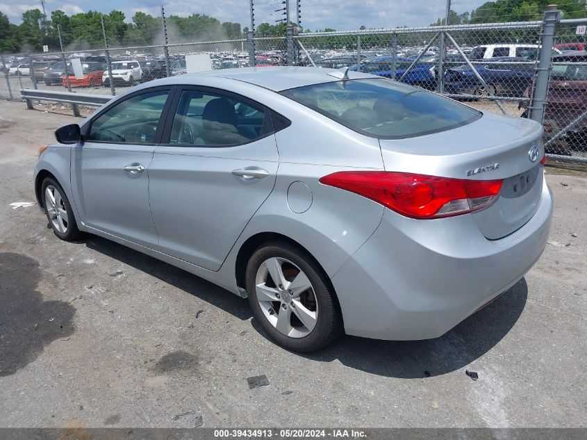 2013 Hyundai Elantra Gls VIN: 5NPDH4AE6DH365576 Lot: 39434913