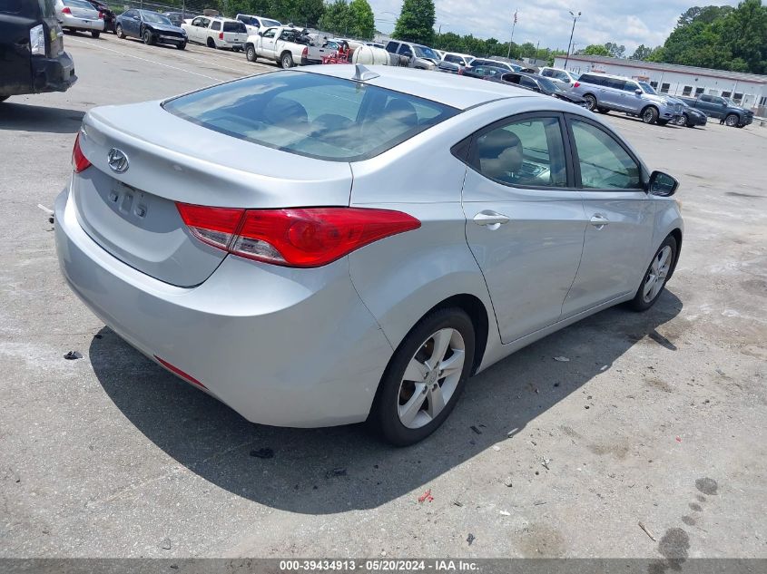 2013 Hyundai Elantra Gls VIN: 5NPDH4AE6DH365576 Lot: 39434913