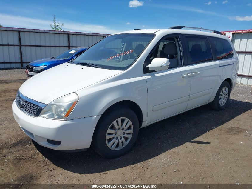 2011 Kia Sedona Lx VIN: KNDMG4C72B6365860 Lot: 39434927