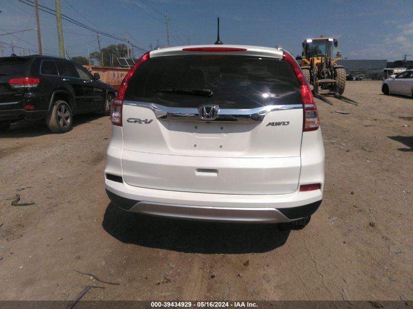 2016 Honda Cr-V Ex-L VIN: 5J6RM4H78GL044285 Lot: 39434929