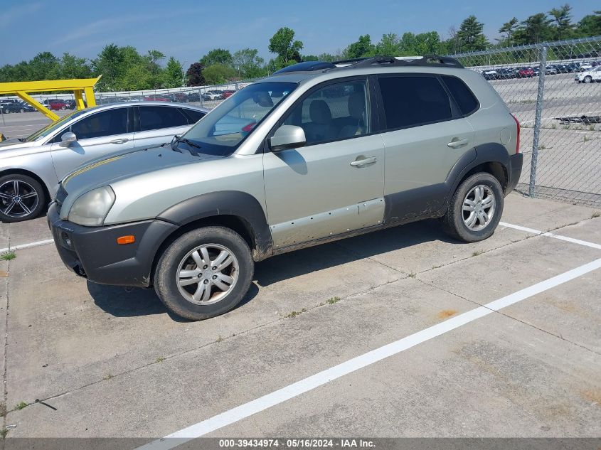 2006 Hyundai Tucson Gls/Limited VIN: KM8JN72D26U342433 Lot: 39434974