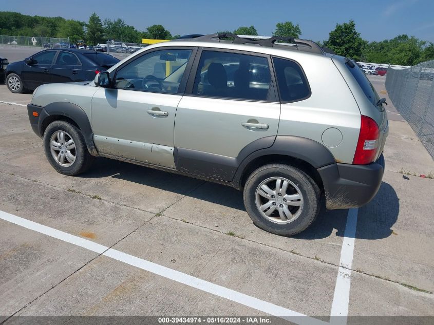 2006 Hyundai Tucson Gls/Limited VIN: KM8JN72D26U342433 Lot: 39434974