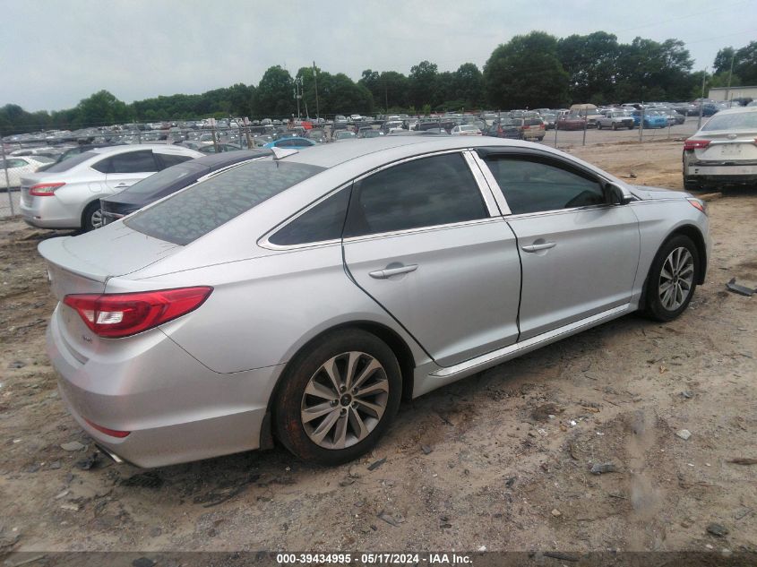 2015 Hyundai Sonata Sport/Limited VIN: 5NPE34AF0FH218717 Lot: 39434995