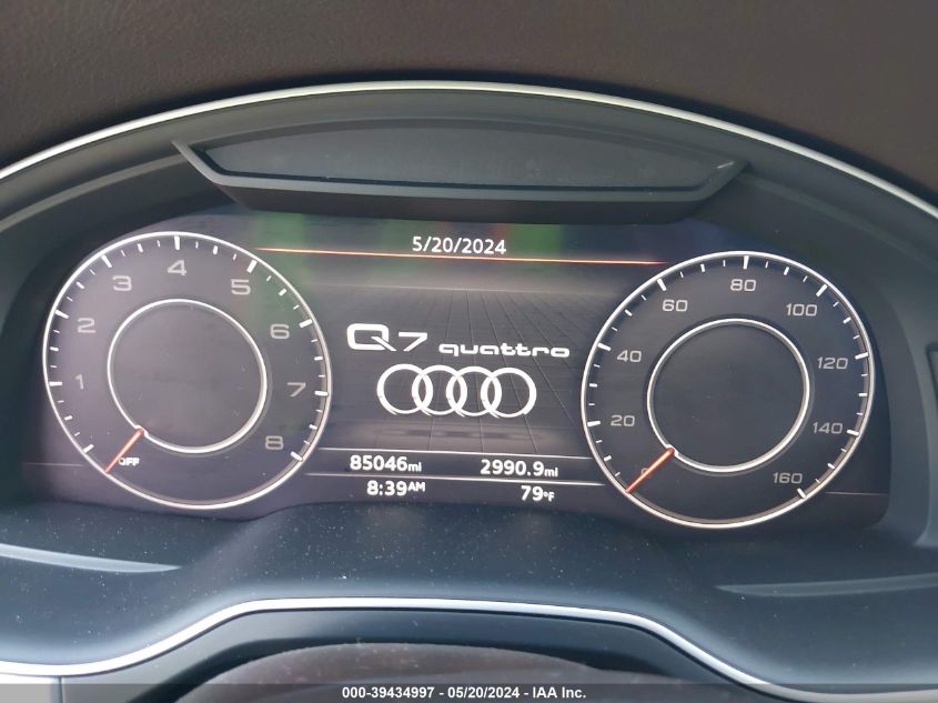 2018 Audi Q7 2.0T Premium VIN: WA1LHAF74JD007036 Lot: 39434997