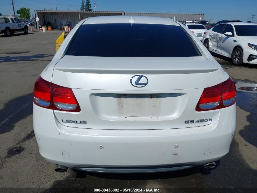 2007 Lexus Gs 450H VIN: JTHBC96S675010850 Lot: 39435002