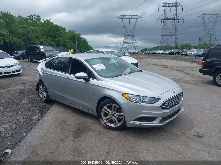 2018 Ford Fusion Hybrid Se VIN: 3FA6P0LU5JR247879 Lot: 39435014