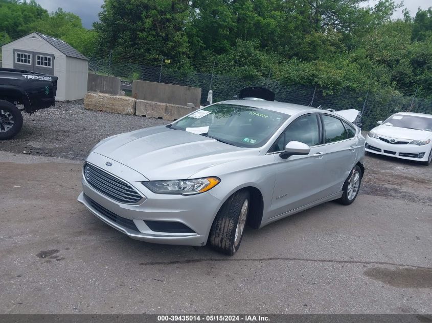 2018 Ford Fusion Hybrid Se VIN: 3FA6P0LU5JR247879 Lot: 39435014