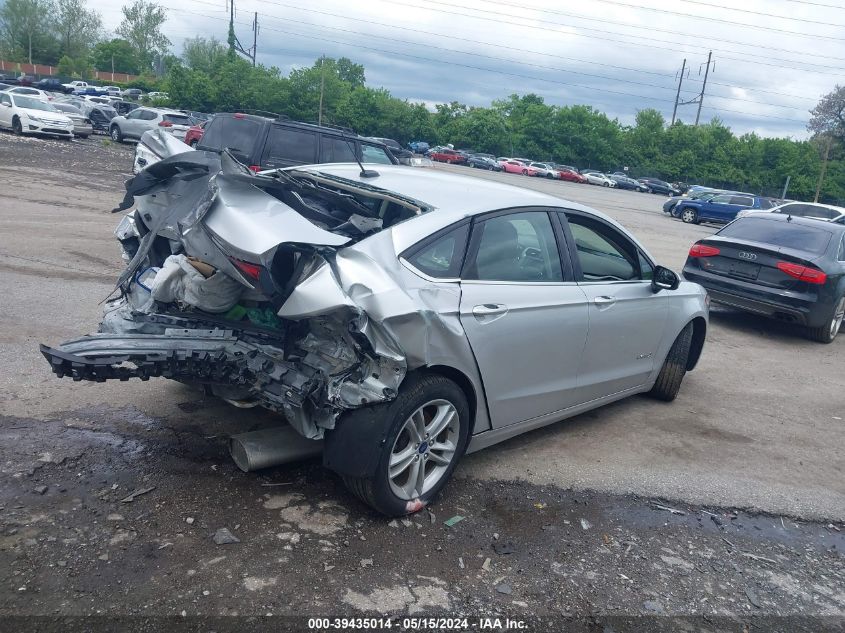 2018 Ford Fusion Hybrid Se VIN: 3FA6P0LU5JR247879 Lot: 39435014