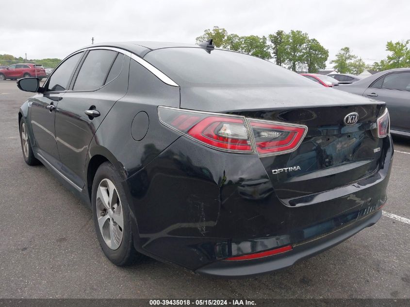 2014 Kia Optima Hybrid Lx VIN: KNAGM4AD4E5065016 Lot: 39435018