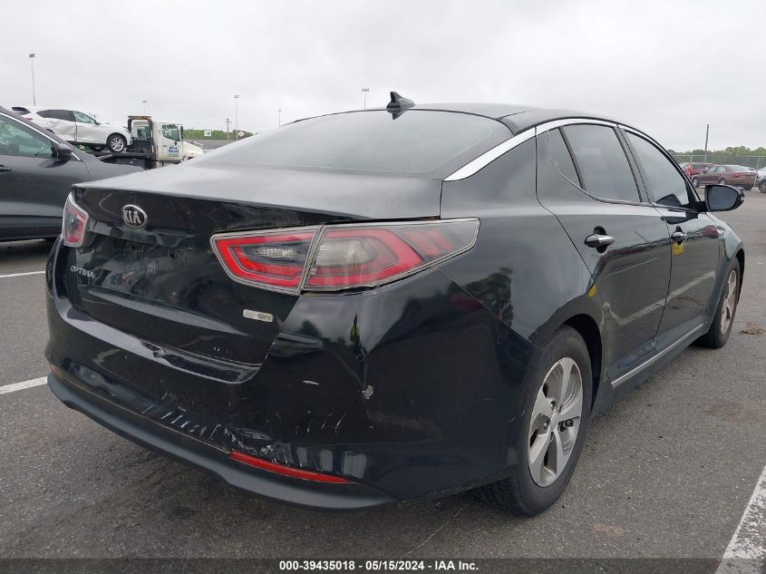 2014 Kia Optima Hybrid Lx VIN: KNAGM4AD4E5065016 Lot: 39435018