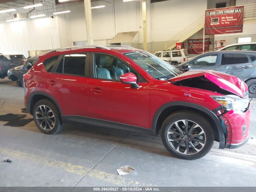 2016 Mazda Cx-5 Grand Touring VIN: JM3KE4DY1G0676833 Lot: 39435027