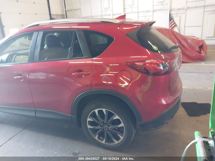 2016 Mazda Cx-5 Grand Touring VIN: JM3KE4DY1G0676833 Lot: 39435027