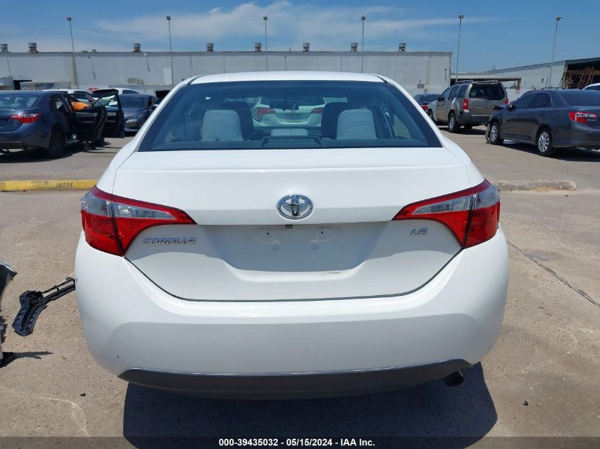 2014 Toyota Corolla Le VIN: 2T1BURHEXEC031853 Lot: 39435032