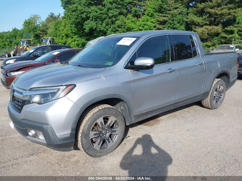 2019 Honda Ridgeline Rtl-E VIN: 5FPYK3F72KB019552 Lot: 39435036