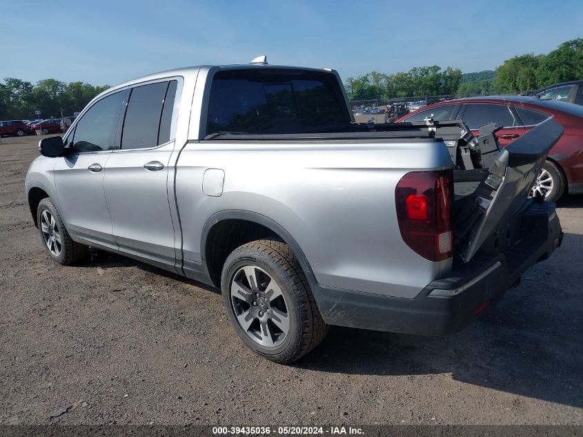 2019 Honda Ridgeline Rtl-E VIN: 5FPYK3F72KB019552 Lot: 39435036