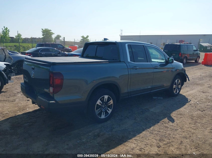 2019 HONDA RIDGELINE RTL - 5FPYK3F55KB049000