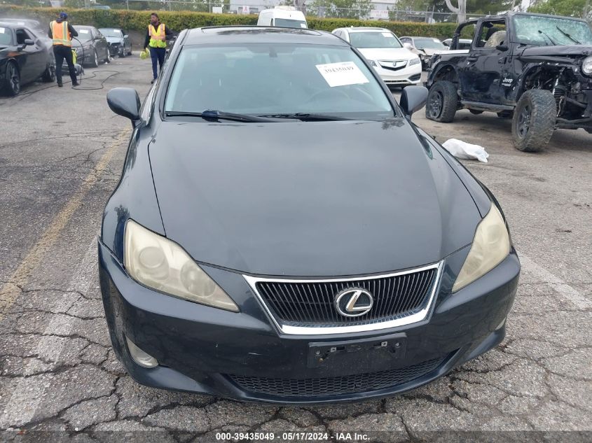 2006 Lexus Is 250 VIN: JTHBK262865014584 Lot: 39435049