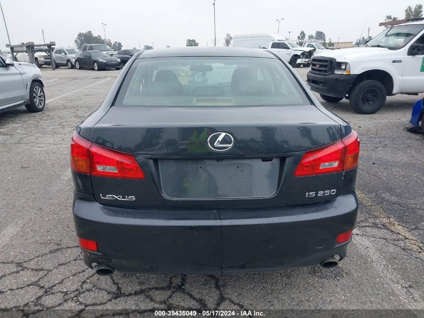 2006 Lexus Is 250 VIN: JTHBK262865014584 Lot: 39435049