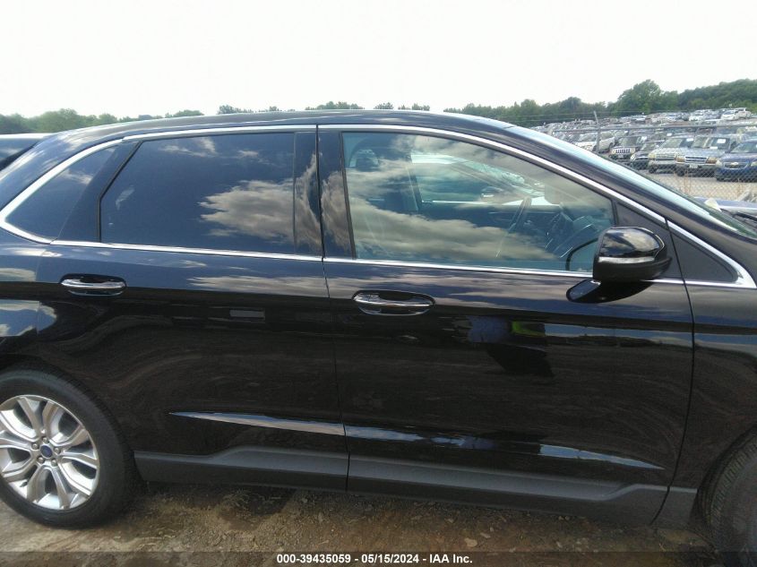 2022 Ford Edge Titanium VIN: 2FMPK4K96NBA73242 Lot: 39435059