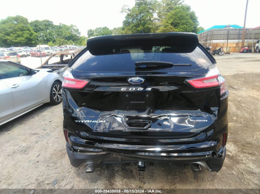 2022 Ford Edge Titanium VIN: 2FMPK4K96NBA73242 Lot: 39435059