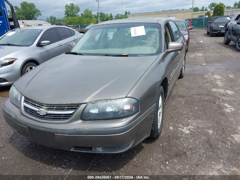 2003 Chevrolet Impala Ls VIN: 2G1WH52K639293940 Lot: 39435061