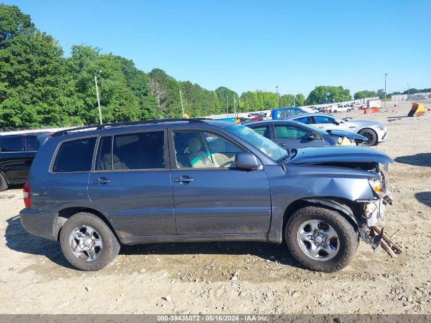 2005 Toyota Highlander VIN: JTEGD21A650113234 Lot: 39435072