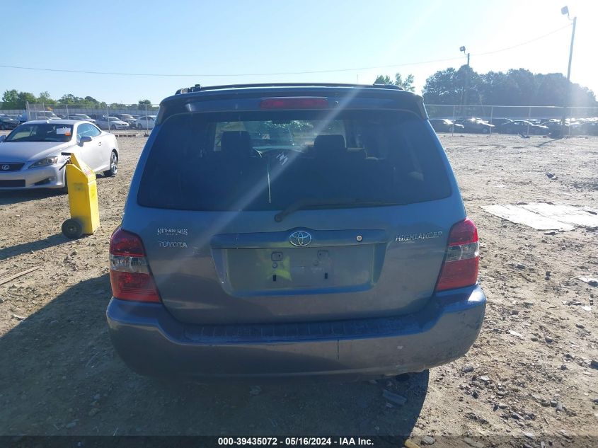 2005 Toyota Highlander VIN: JTEGD21A650113234 Lot: 39435072