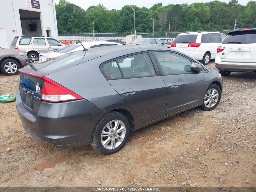 2010 Honda Insight Ex VIN: JHMZE2H73AS027395 Lot: 39435107