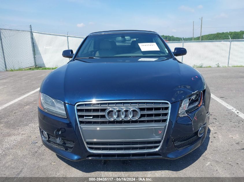 2011 Audi A5 2.0T Premium VIN: WAULFAFH8BN009840 Lot: 39435117