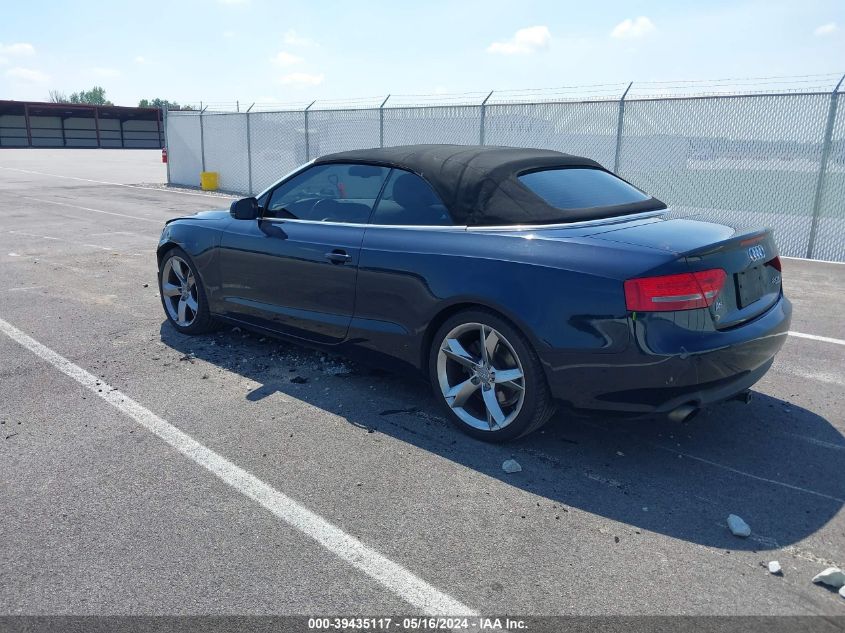 2011 Audi A5 2.0T Premium VIN: WAULFAFH8BN009840 Lot: 39435117