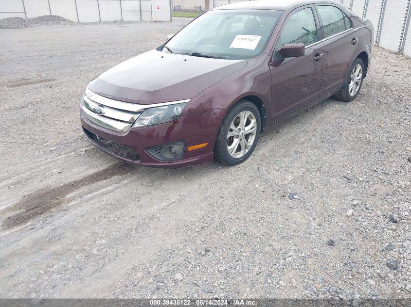 2012 Ford Fusion Se VIN: 3FAHP0HA9CR319225 Lot: 39435122