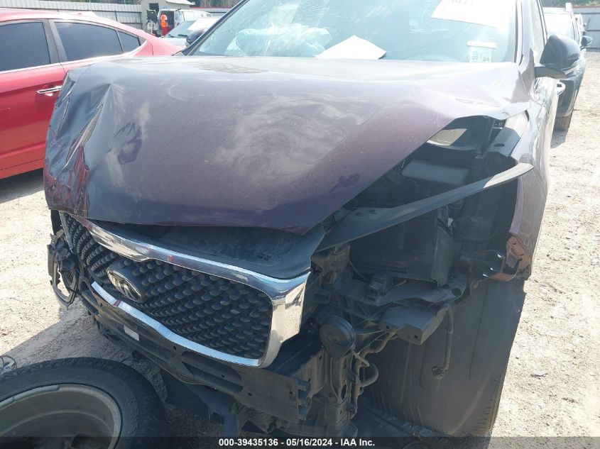 2018 Kia Sorento 2.4L Lx VIN: 5XYPG4A36JG402787 Lot: 39435136