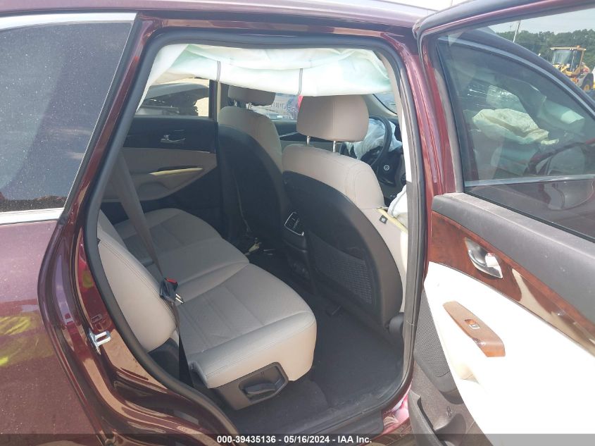 2018 Kia Sorento 2.4L Lx VIN: 5XYPG4A36JG402787 Lot: 39435136