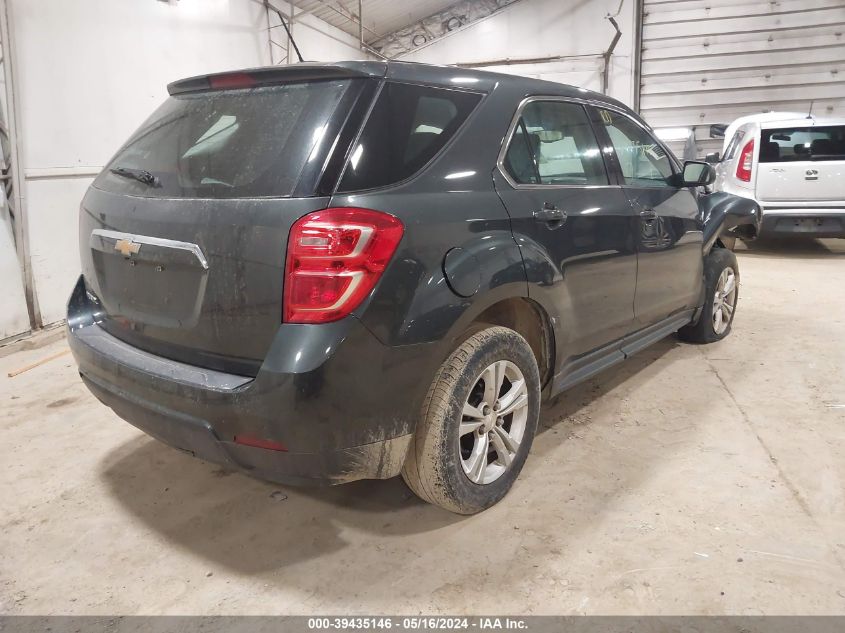 2017 Chevrolet Equinox Ls VIN: 2GNALBEK8H1601276 Lot: 39435146