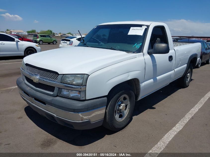 2004 Chevrolet Silverado 1500 Work Truck VIN: 1GCEC14X54Z328185 Lot: 39435151