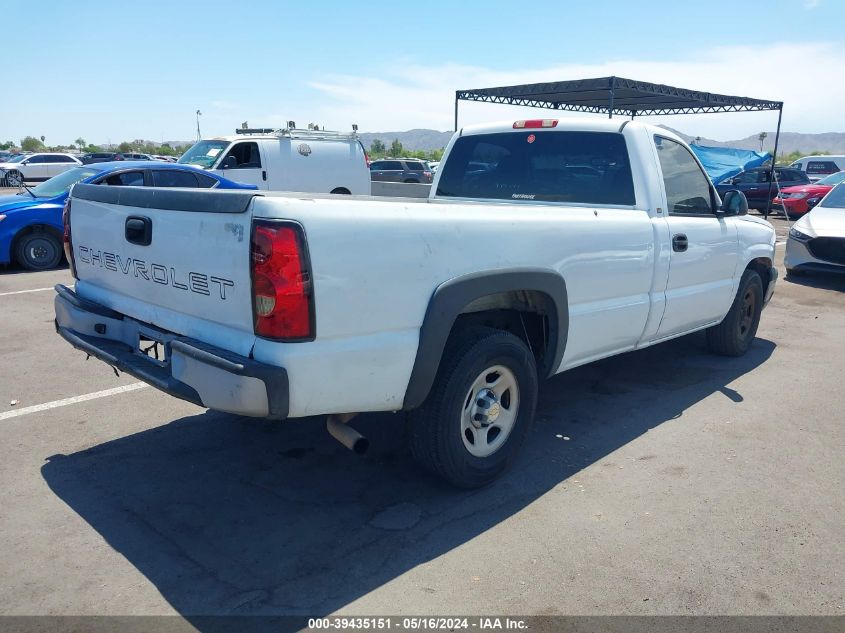 2004 Chevrolet Silverado 1500 Work Truck VIN: 1GCEC14X54Z328185 Lot: 39435151