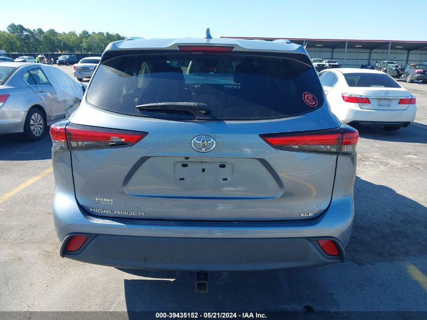 2020 Toyota Highlander Xle VIN: 5TDGZRAH2LS019471 Lot: 39435152