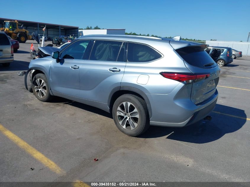 2020 Toyota Highlander Xle VIN: 5TDGZRAH2LS019471 Lot: 39435152