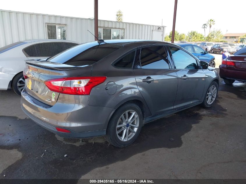 2014 Ford Focus Se VIN: 1FADP3F23EL374458 Lot: 39435165