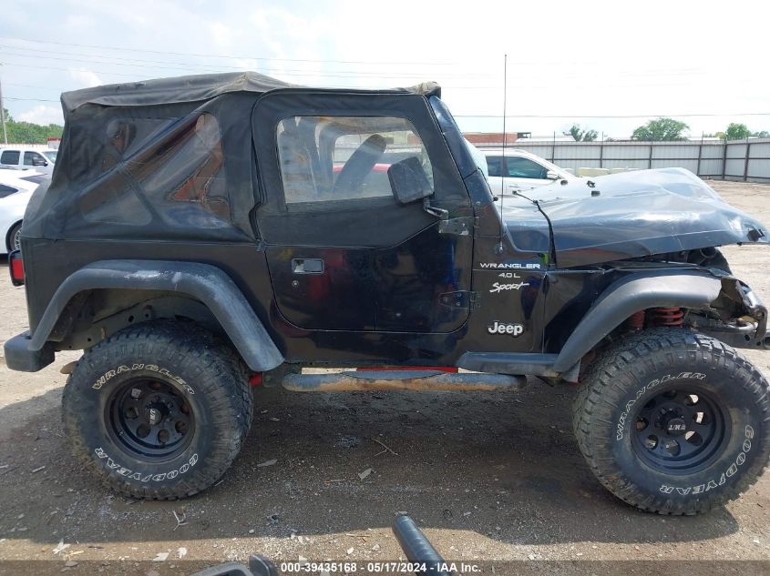 2000 Jeep Wrangler Sport VIN: 1J4FA49S5YP774843 Lot: 39435168