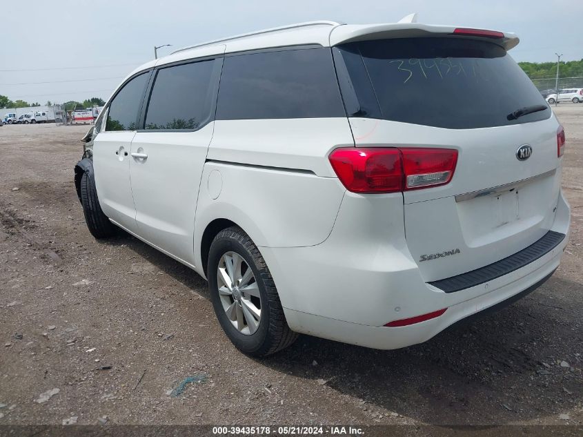 2016 Kia Sedona Lx VIN: KNDMB5C11G6082857 Lot: 39435178