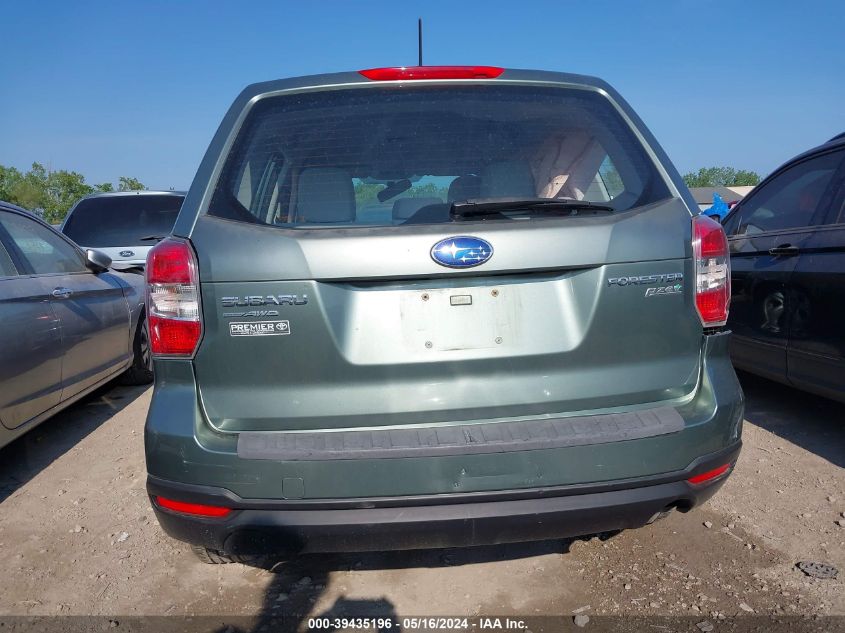 2014 Subaru Forester 2.5I VIN: JF2SJAAC3EH423685 Lot: 39435196