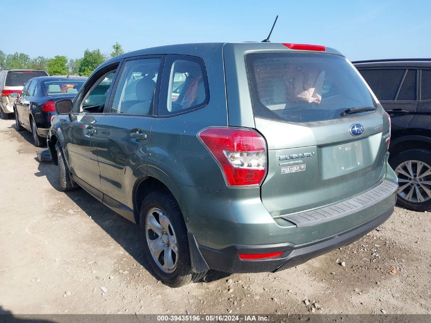 2014 Subaru Forester 2.5I VIN: JF2SJAAC3EH423685 Lot: 39435196