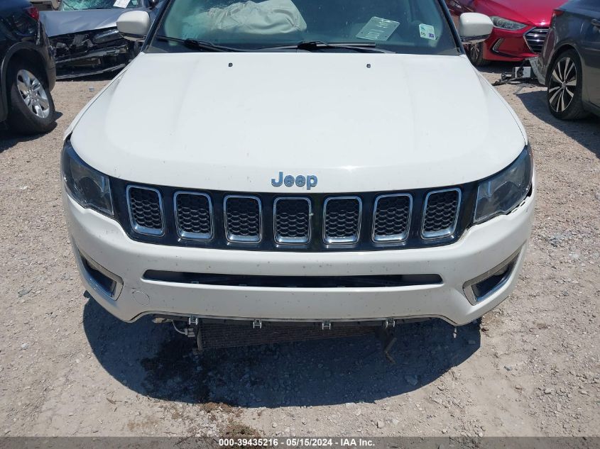 2020 Jeep Compass Limited 4X4 VIN: 3C4NJDCB8LT123754 Lot: 39435216