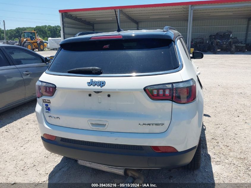 2020 Jeep Compass Limited 4X4 VIN: 3C4NJDCB8LT123754 Lot: 39435216