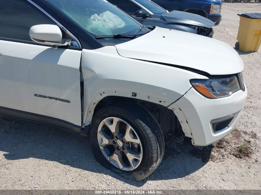 2020 Jeep Compass Limited 4X4 VIN: 3C4NJDCB8LT123754 Lot: 39435216