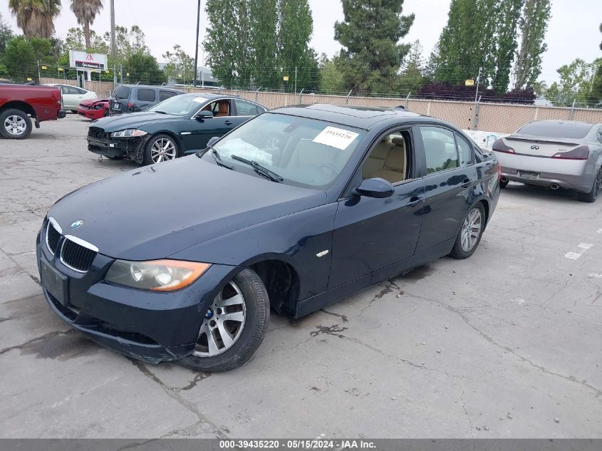 2006 BMW 325I I VIN: WBAVB13576KX47960 Lot: 39435220