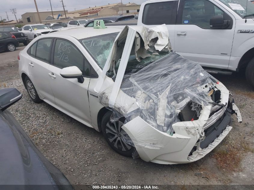 2020 Toyota Corolla Hybrid Le VIN: JTDEBRBE4LJ001101 Lot: 39435243