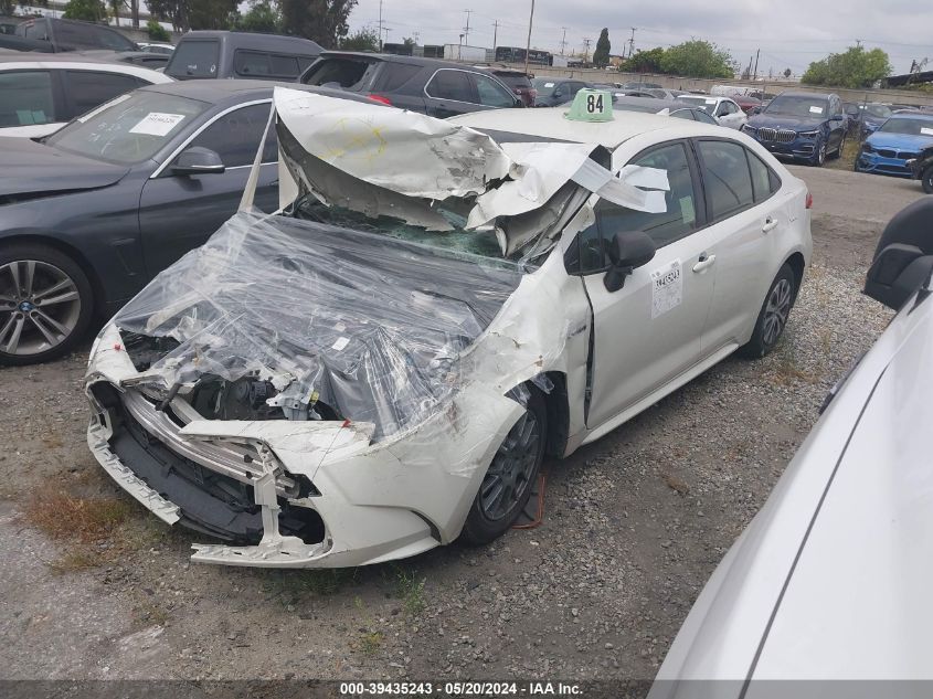 2020 Toyota Corolla Hybrid Le VIN: JTDEBRBE4LJ001101 Lot: 39435243