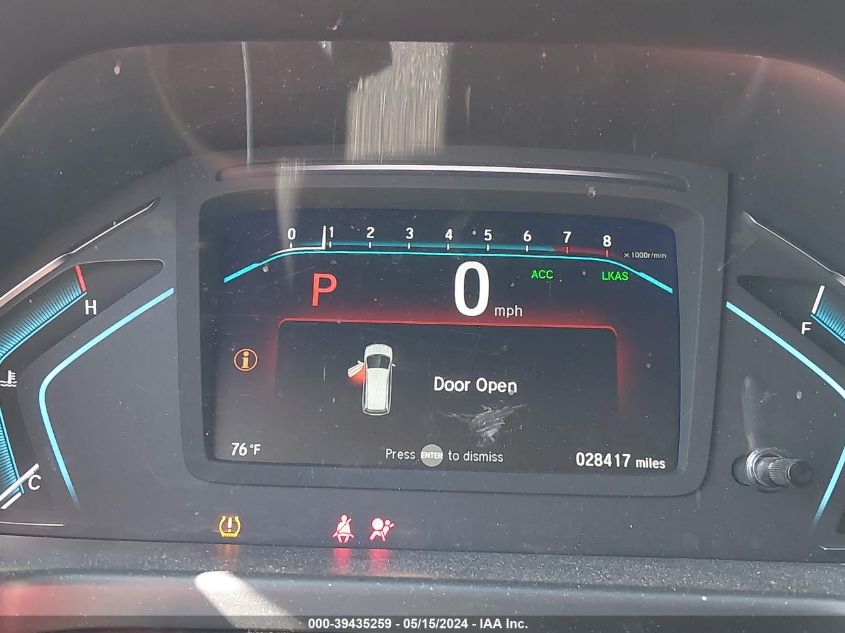 2020 Honda Odyssey Ex VIN: 5FNRL6H56LB046987 Lot: 39435259